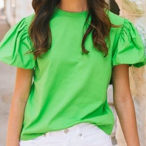 Green Zara Top
